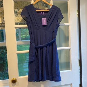 NWT: Seraphine maternity dress navy